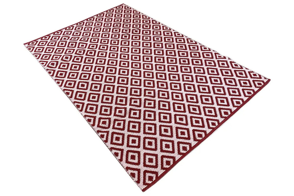 Modern Kilim - Samak 04 Red - German Carpet Shop