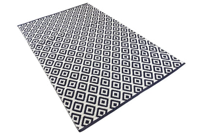 Modern Kilim - Samak 04 Black - German Carpet Shop