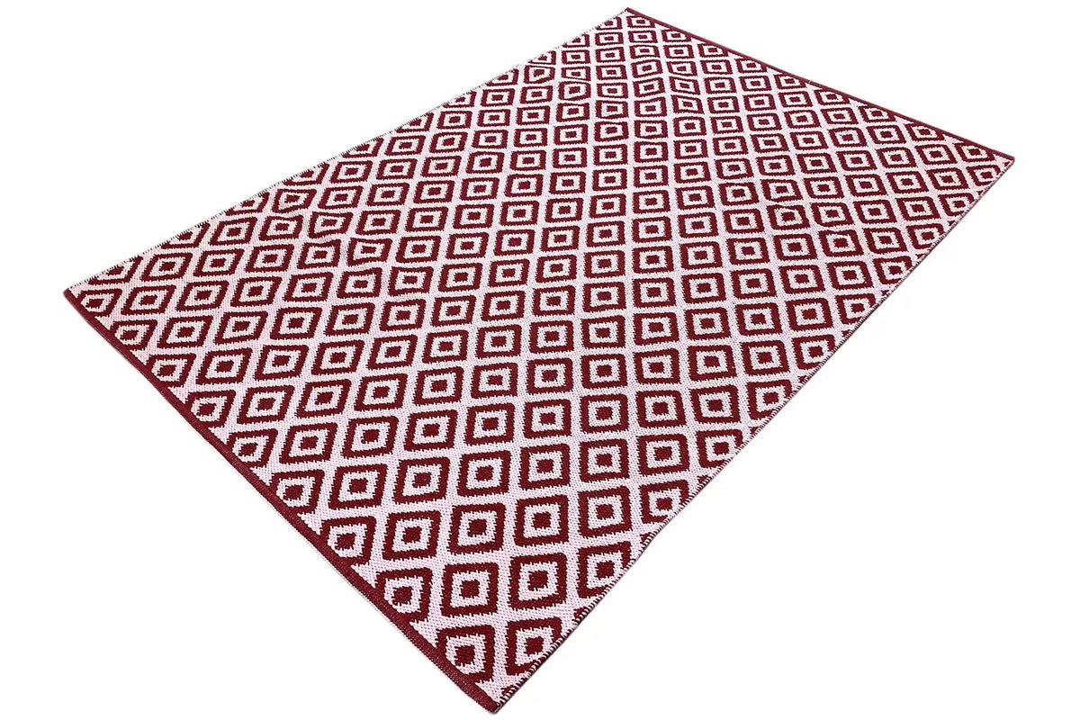 Modern Kilim - Samak 04 Red - German Carpet Shop