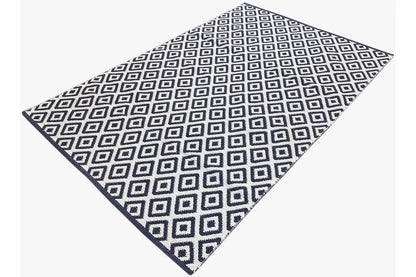 Modern Kilim - Samak 04 Black - German Carpet Shop