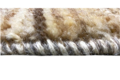 Gabbeh rug, dense pile in a blend of beige and brown hues
