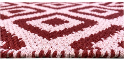 Modern Kilim - Samak 04 Red - German Carpet Shop