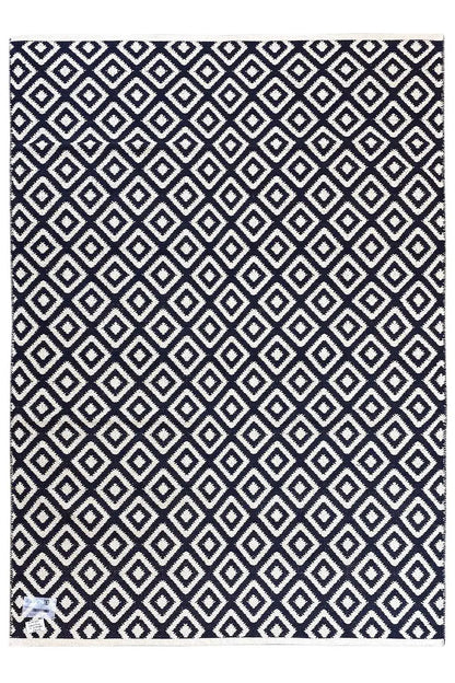 Modern Kilim - Samak 04 Black - German Carpet Shop