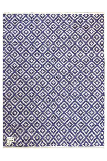 Modern kilim - Samak 04 Violet - German Carpet Shop