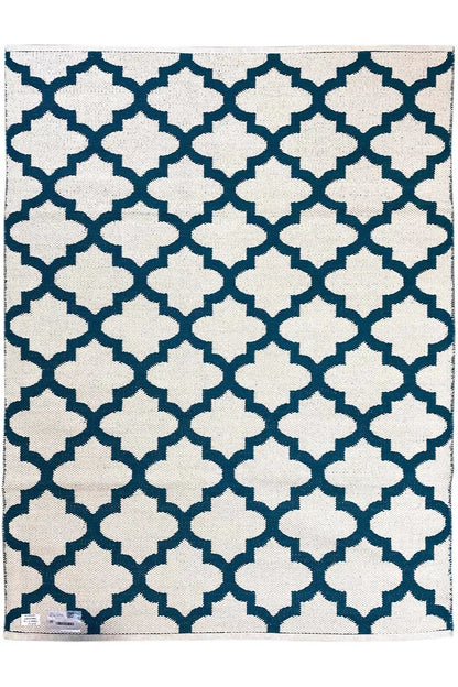 Modern Kilim - Samak 03 Green - German Carpet Shop