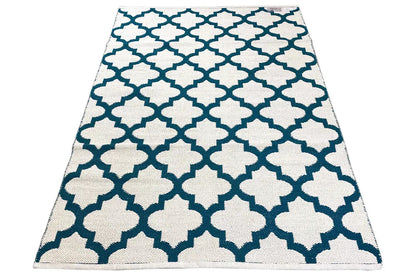 Modern Kilim - Samak 03 Green - German Carpet Shop