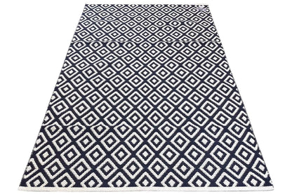 Modern Kilim - Samak 04 Black - German Carpet Shop