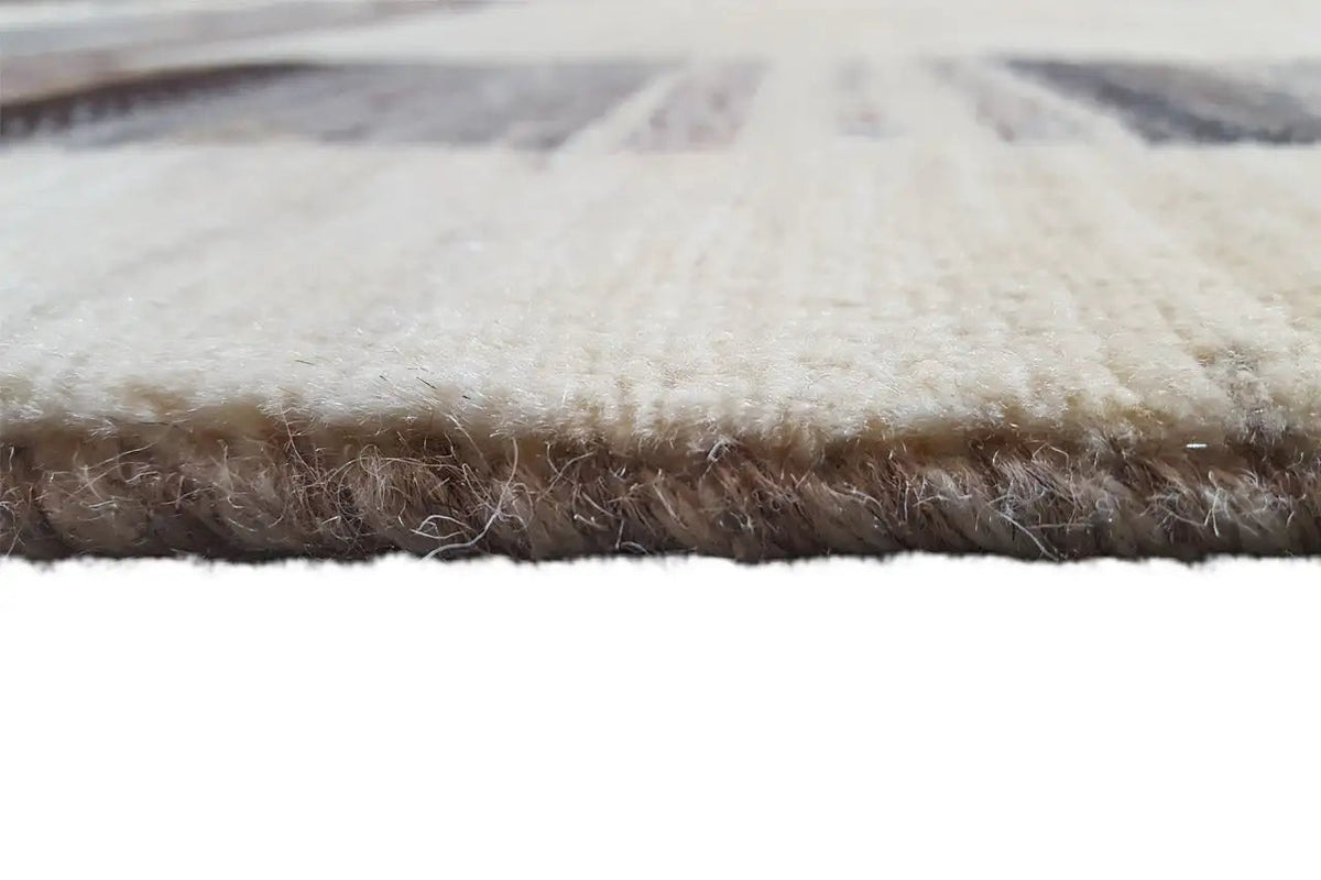 Close-up of the carpet pile: dense, light-colored pile with visible pile height