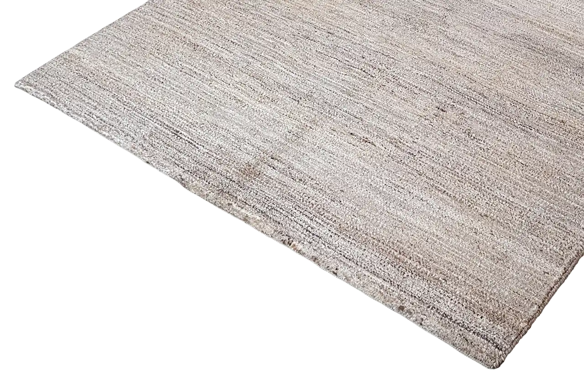 Gabbeh natural rug, light beige with a fine, even weave pattern
